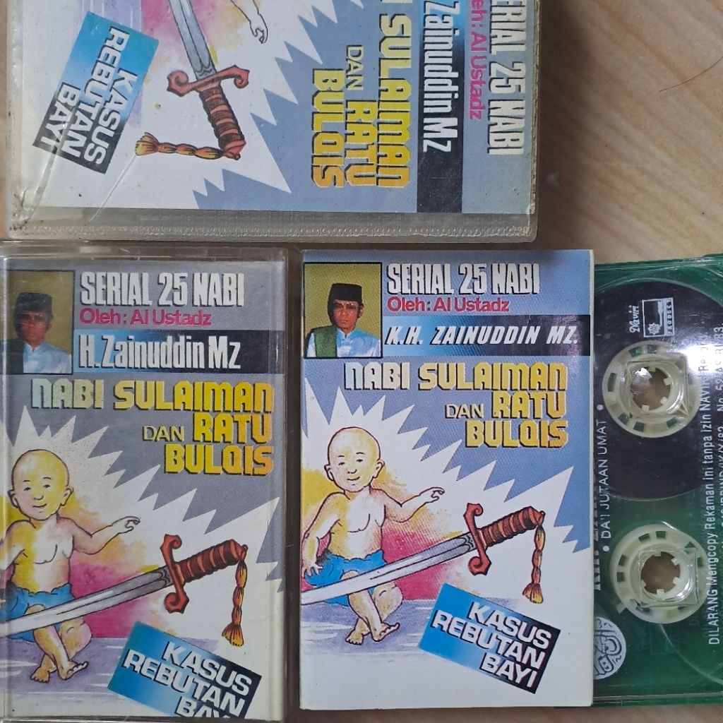 Kaset Pita Zaenudin Mz Album Nabi Sulaiman Dan Ratu Bilqis