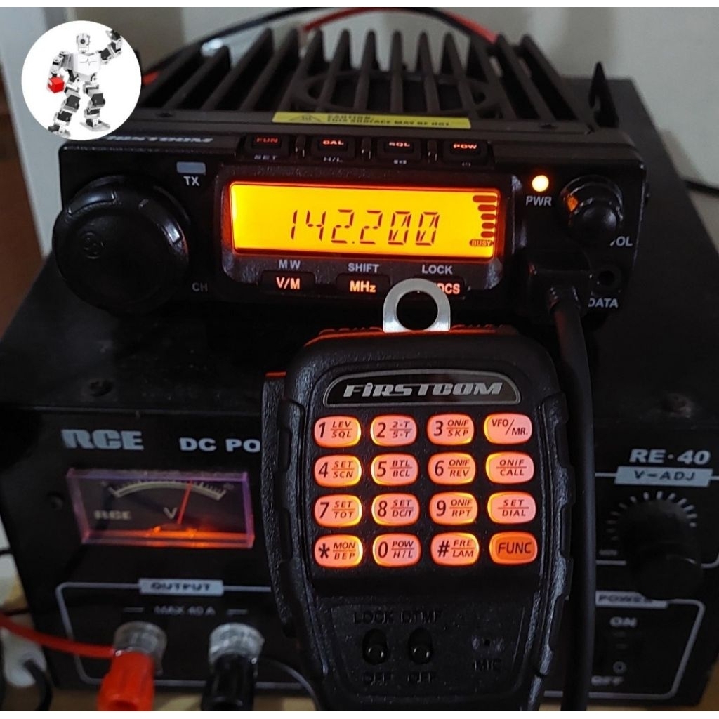 rig firstcom fr-188 60watt ht second kayak baru original
