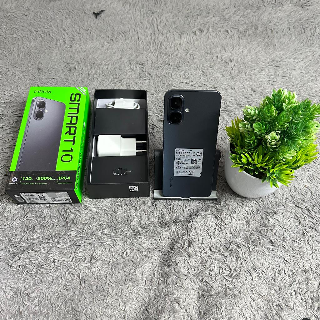 Infinix Smart 10 Plus 8/128GB - Up to 16GB Extended RAM - 6.67 inch 120Hz HD+ - T7250 - 6000 mAh