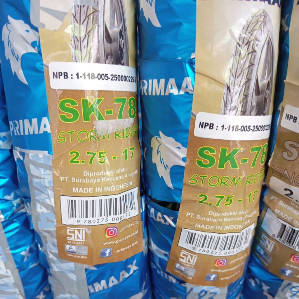 ban primax tubetype 275 ring 17