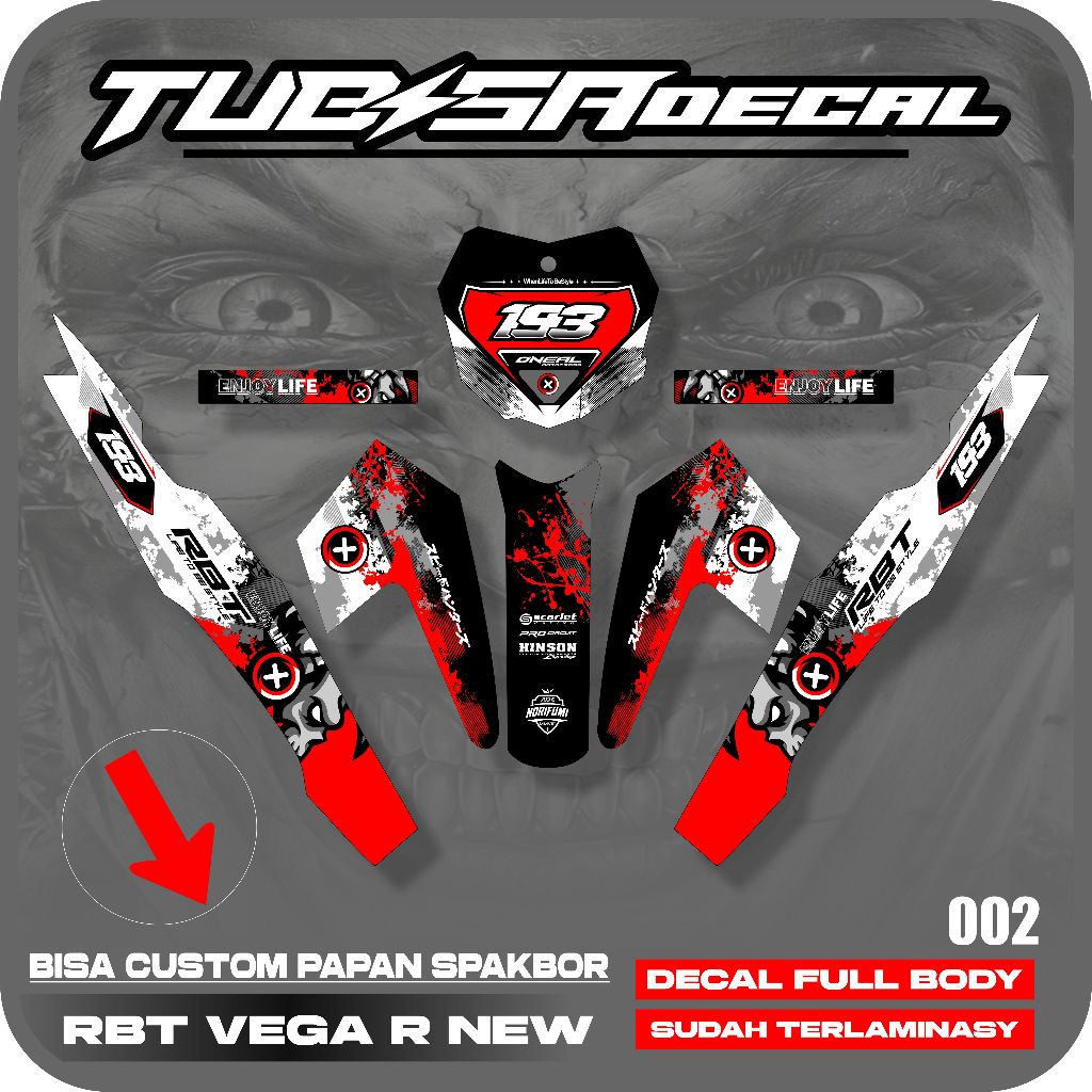 STICKER DECAL RBT/GTX FULL BODY - STIKER RBT,DECAL RBT,STRIPING RBT,CUSTOM RBT