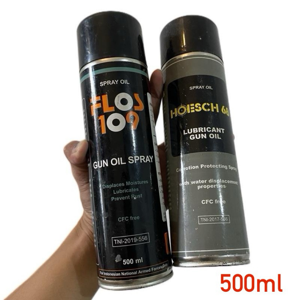 PROMO 500ml Minyak Senapan Oil Gun / Spray Gun / HOESCH 68 pelumas senjata / minyak anti karat