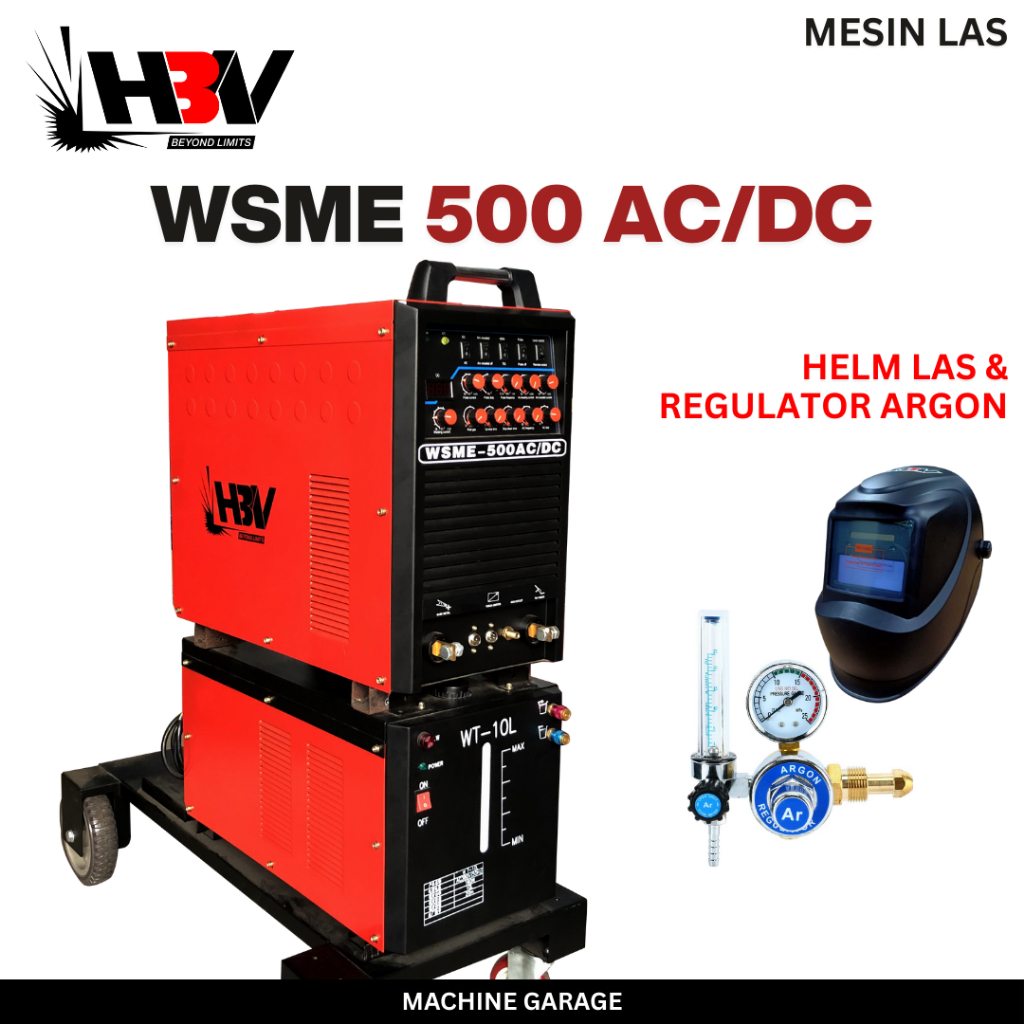 Mesin Las TIG Aluminium ACDC WSME 500 HBV
