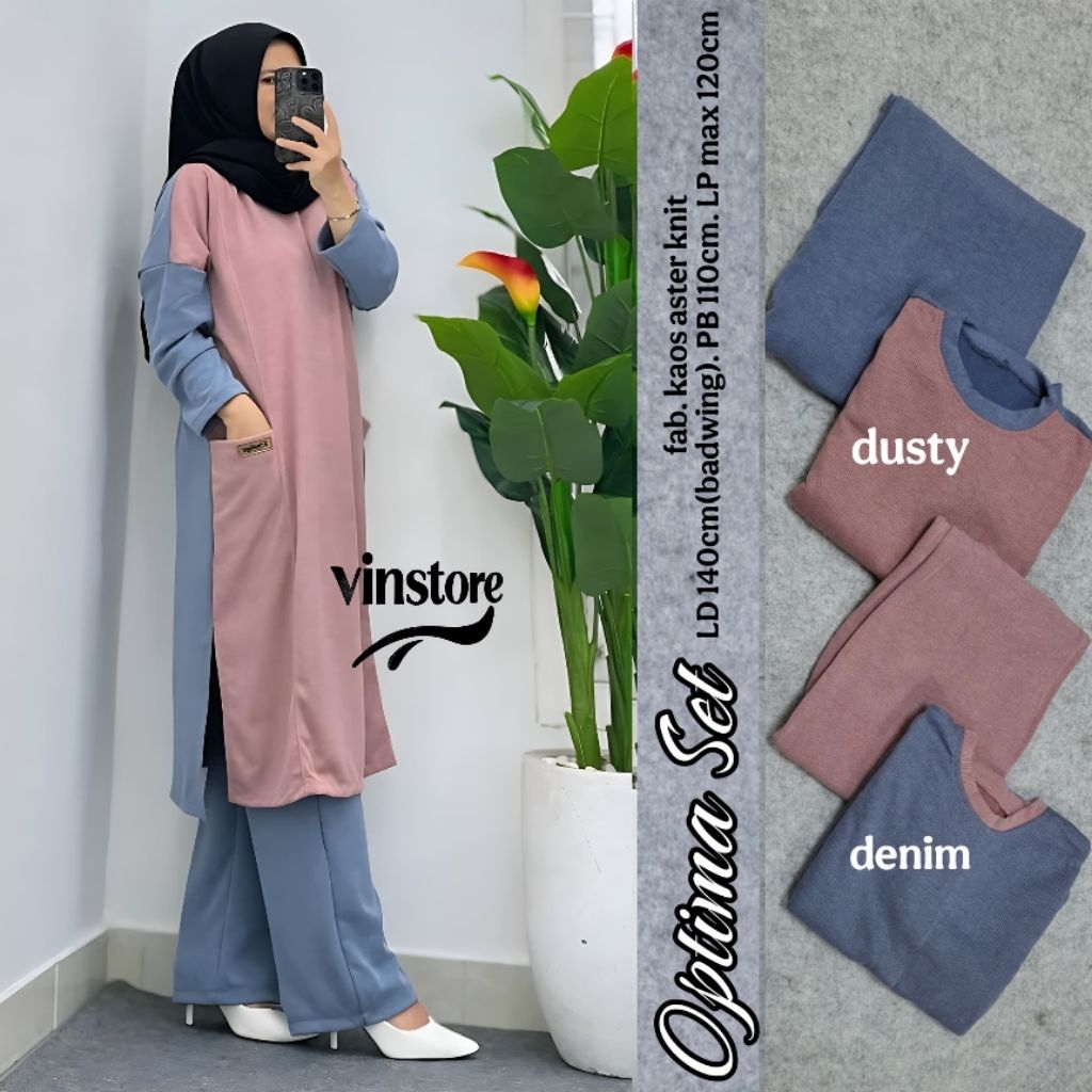 setelan kece optima set by vinstore solo