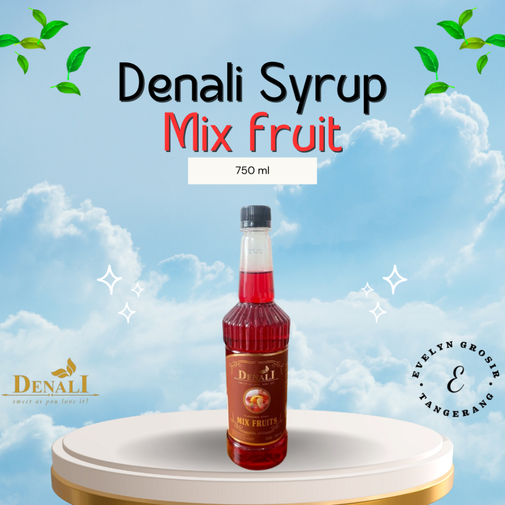 

DENALI SYRUP MIX FUIT | SIRUP MIX FRUIT 750ml - MIX FRUIT SIRUP 750 MILI