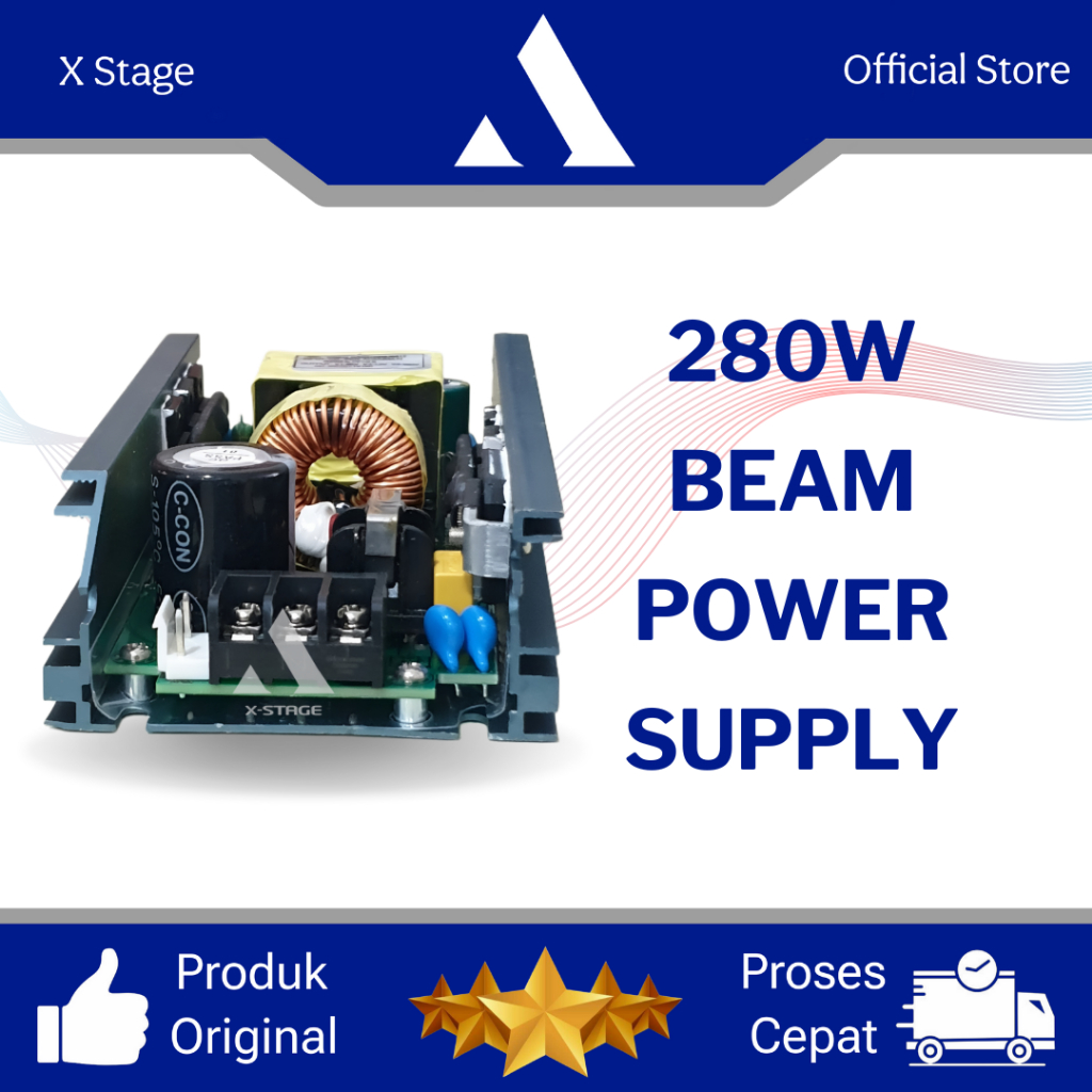 XStage Sparepart Lampu Beam Moving Head 280W Power Supply Papan Mesin Motherboard Mesin Lighting