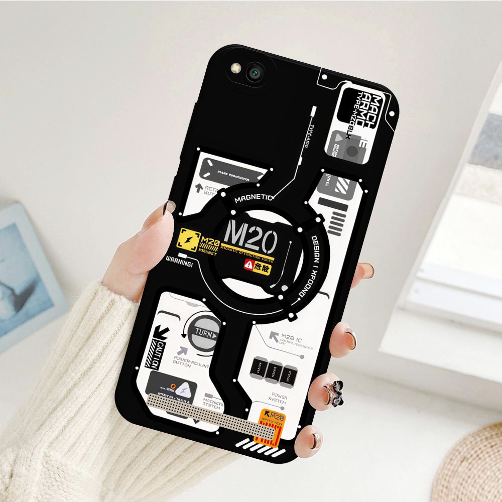 Softcase Case Silikon Xiaomi Redmi 5A / Xiaomi Redmi 3 - Case Pro Camera Fashion Mesin CPU Cyberpunk