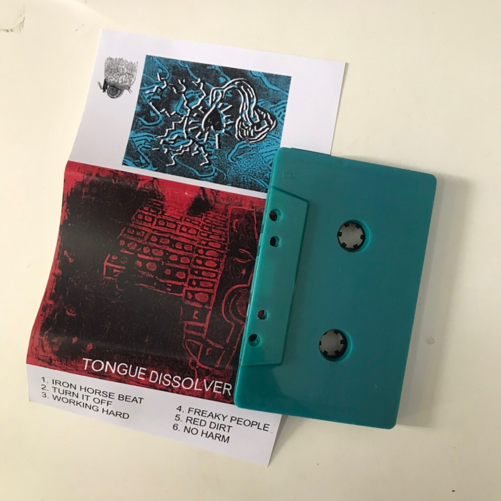 Tongue Dissolver  Tongue Dissolver Tung dizzy Casette kaset tape unique green mint colorway of kaset