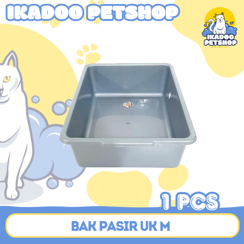 BAK PASIR KUCING UK BESAR/LITER BOX TEMPAT PASIR KUCING