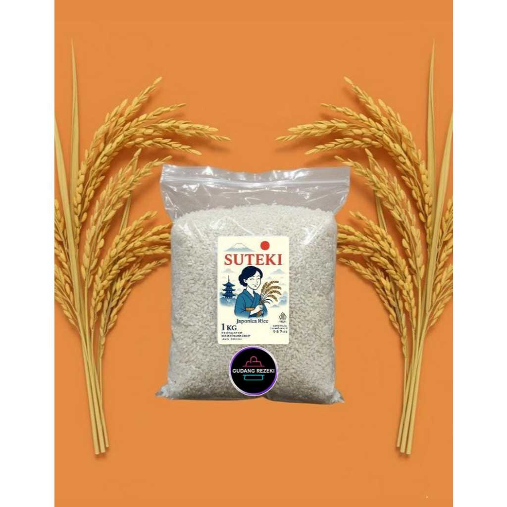 BERAS JEPANG 1 KG JAPONICA RICE / BERAS JEPANG NO 1 BERAS TARABAS BERAS SUSHI RICE BERAS BENTO RICE
