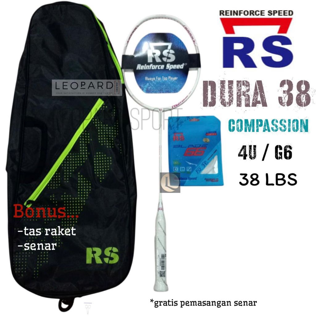 Raket Badminton RS DURA 38 COMPASSION / Raket RS