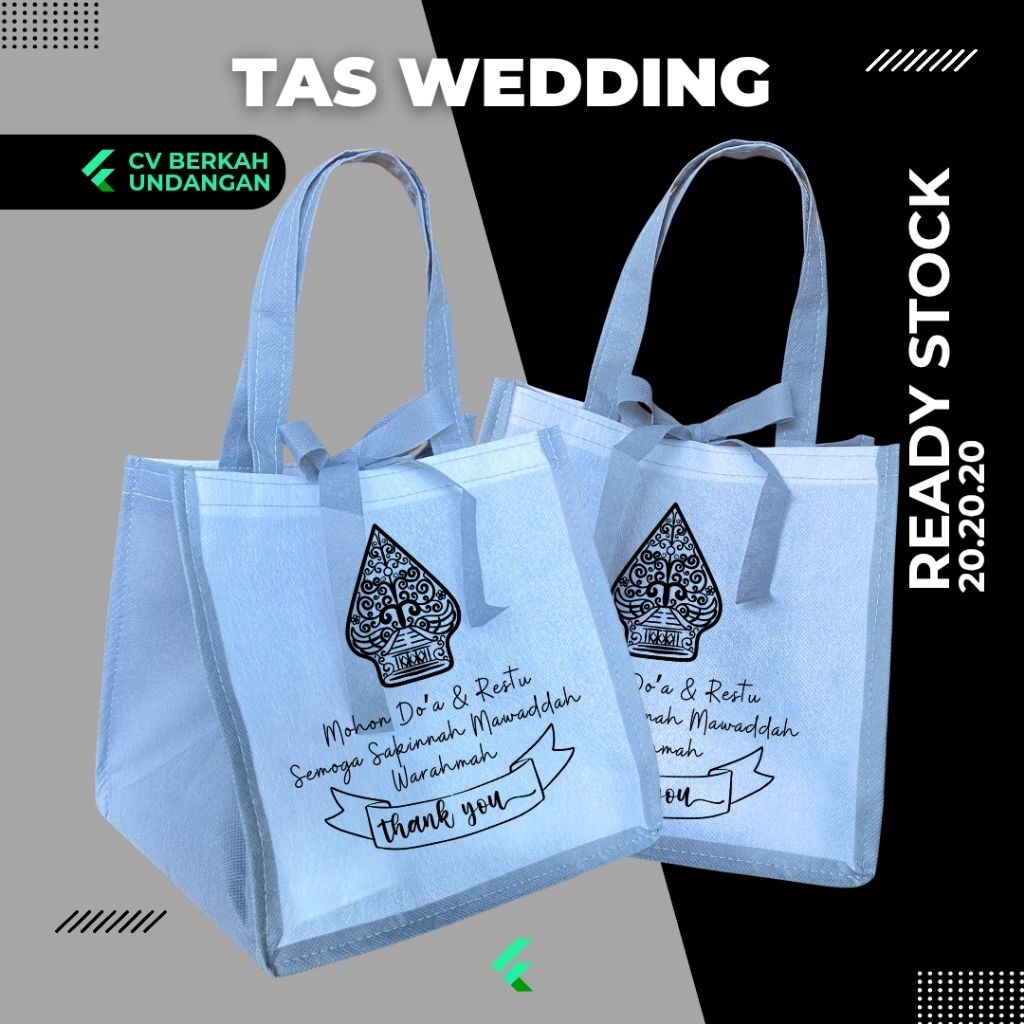 Tas Berkat Kotak Nasi Tasyakuran Ready Warna Kombinasi Uk 20X20X20