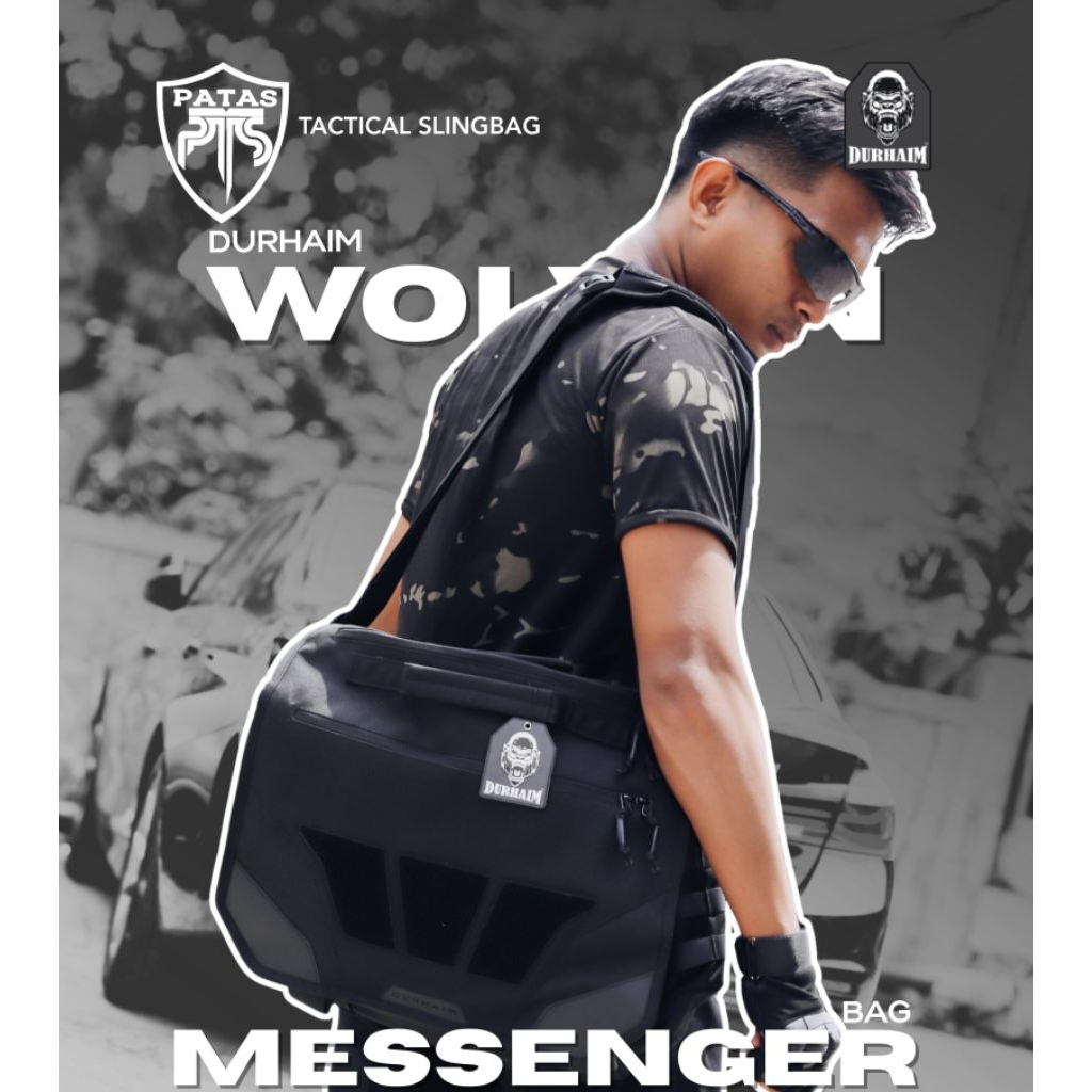 PATAS - DURHAIM WOLVEN MESSENGER BAG TACTICAL