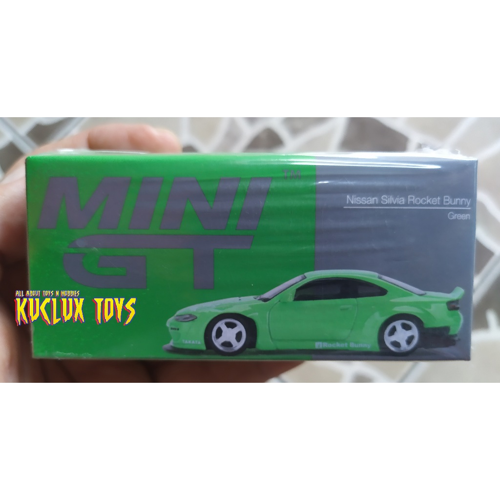 MINI GT NISSAN SILVIA ROCKET BUNNY GREEN