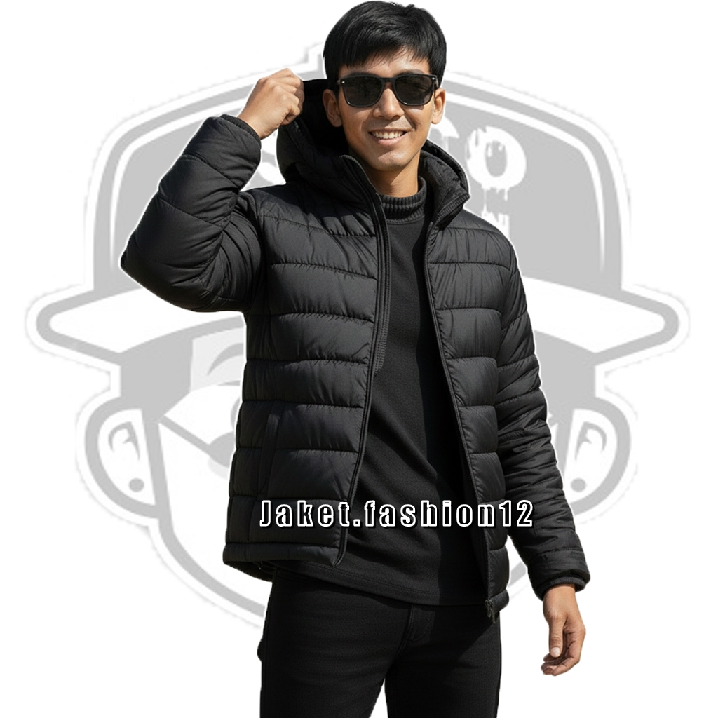 Jaket Fashion || jacket jeket tebal musim dingin winter parasut hangat puffer gunung outdoor pria