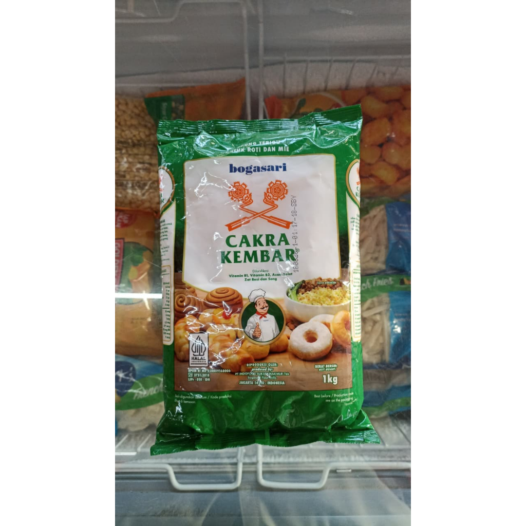 

Cakra Kembar Premium 1kg / Terigu Cakra Kembar 1kg