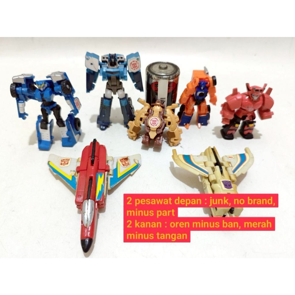 Set Transformers RID blizzard strike optimus strongarm legion autobot , beastbox minicon , siege pow