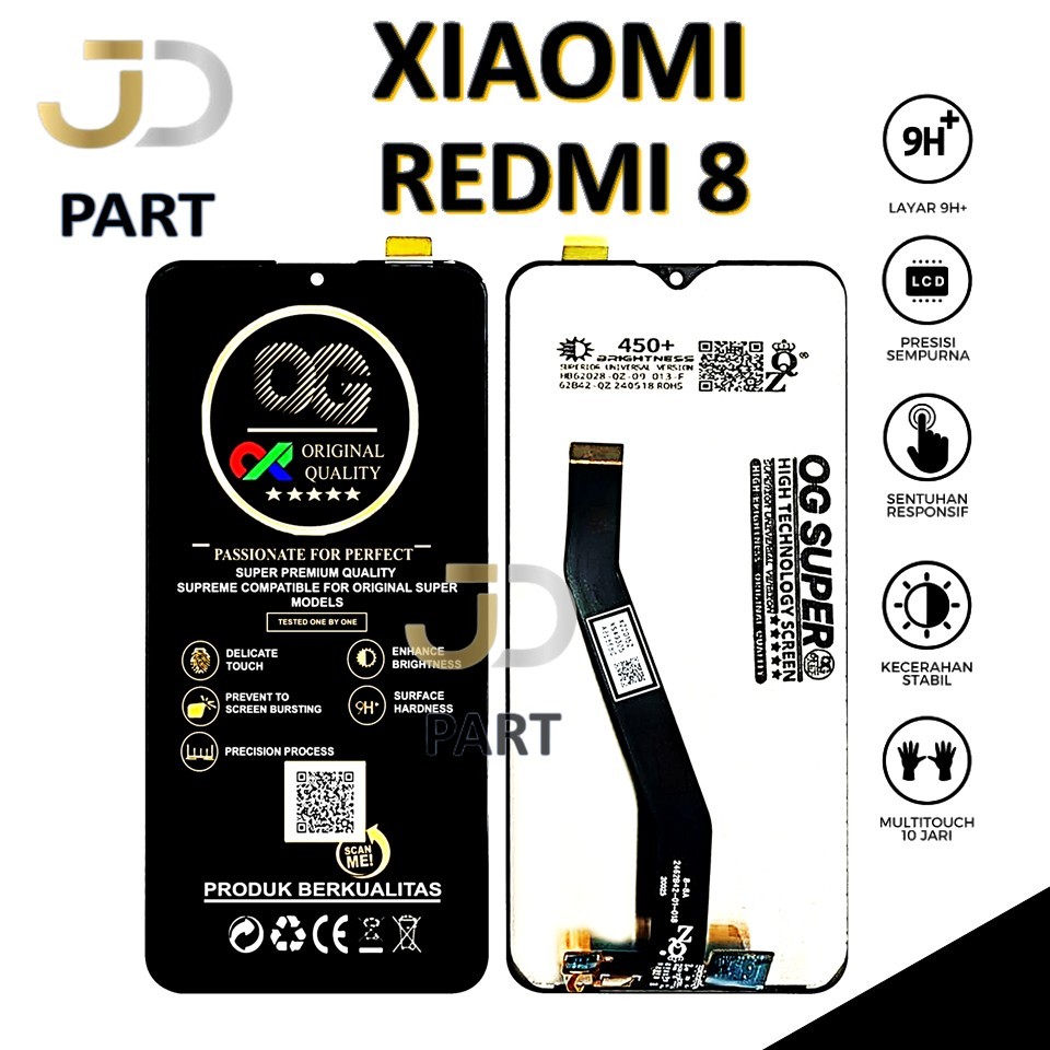 LCD TOUCHSCREEN XIAOMI REDMI 8 COMPLETE ORIGINAL 100% FULLSET