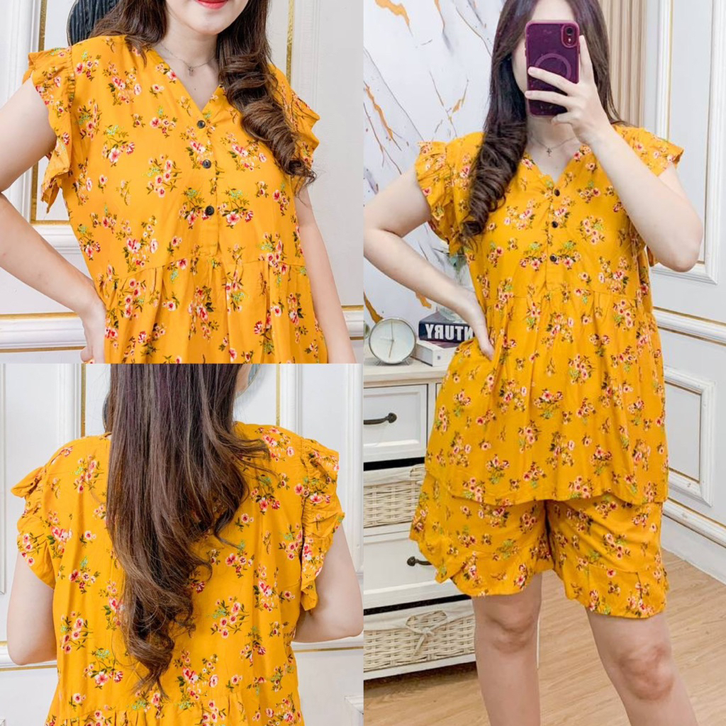 DASTER PUTRI BALI - ZORA CELANA PENDEK SETELAN DASTER BALI