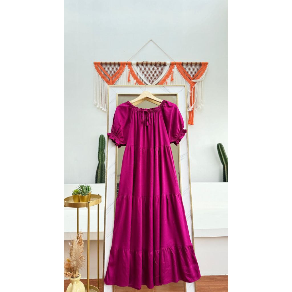 [NEW] Celine Dress//Dress rayon twill polos//Daster rayon