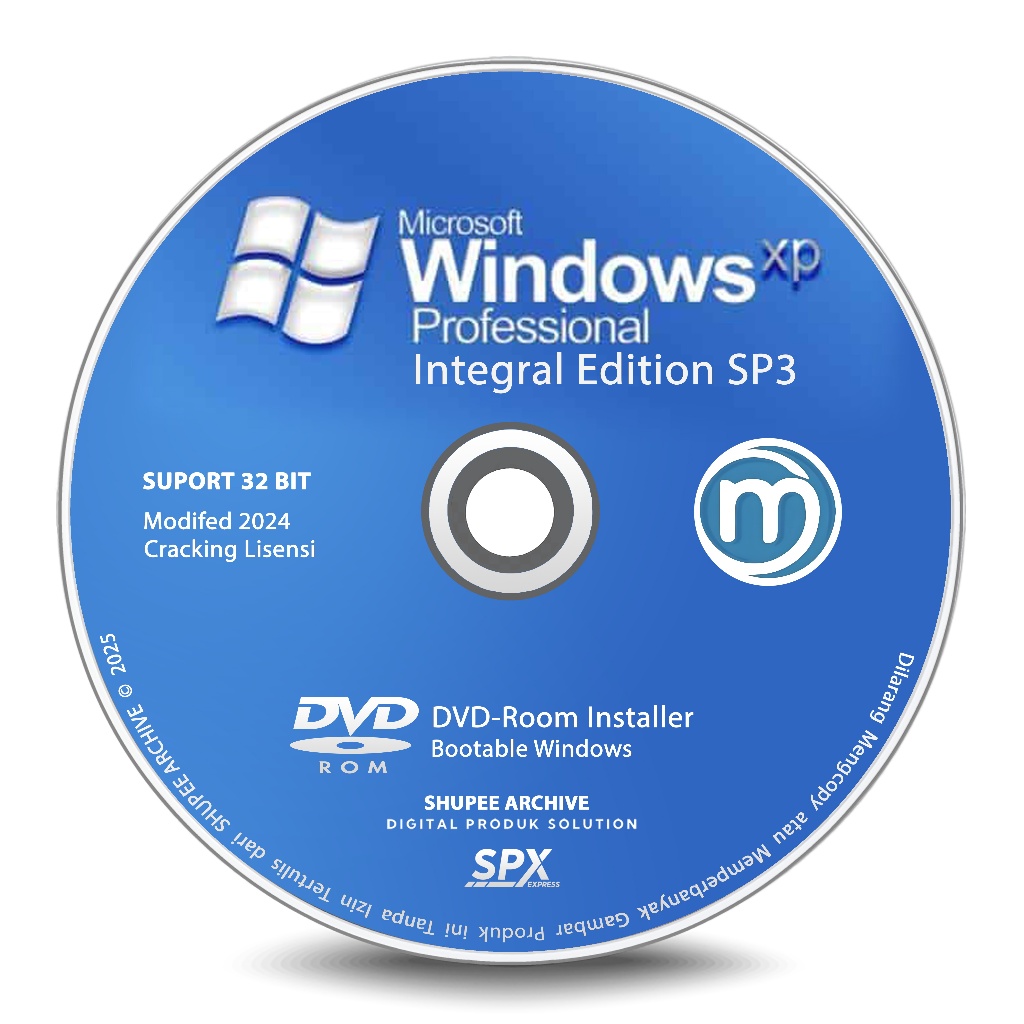 CD_WINDOWS®  XP PRO | RTM SP1 SP2 SP3 ORIGINAL | 32 | Xp Pro Original