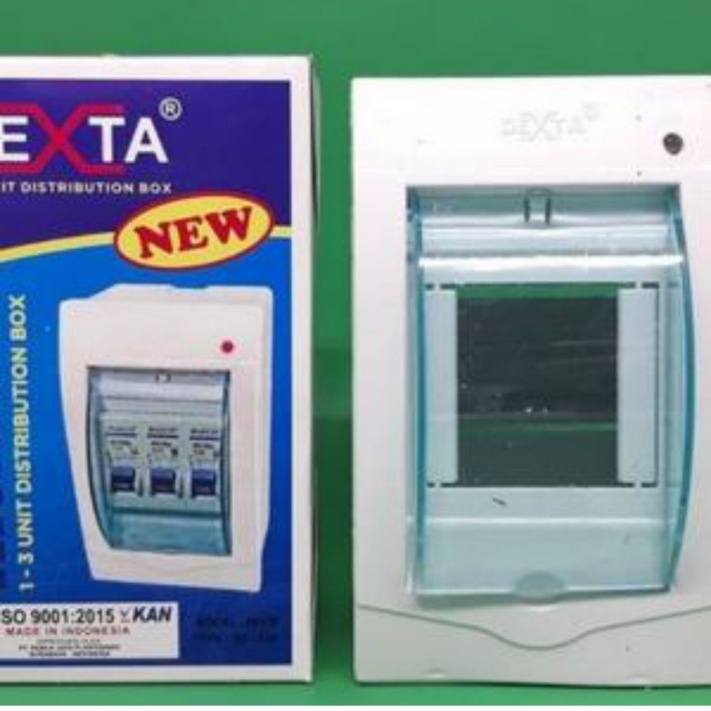 Box Kotak MCB 2-3 Grup MCB + Lampu Indikator IB OB Dexta