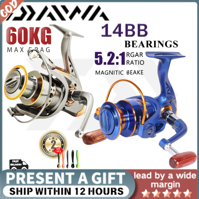 Reel Pancing Reel Pancing Spinning Pegangan Logam Reel Pancing Laut Mesin Pancing Murah