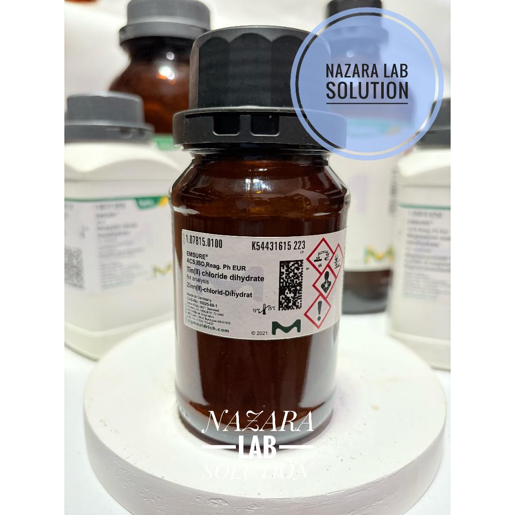 TIN II CHLORIDE 1GR MERCK 107815 / TIMAH II KLORIDA / SnCl2 (REPACK)