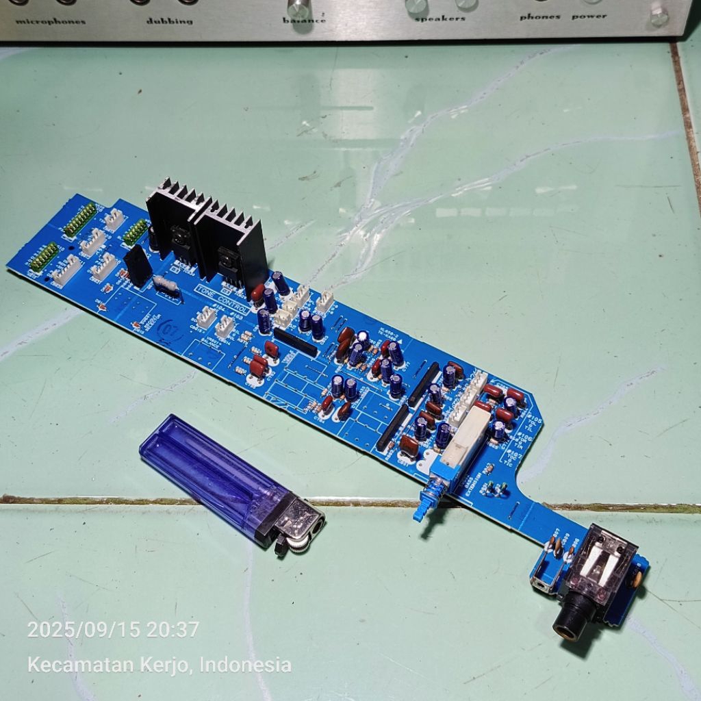 kit module tone control cabutan amplifier home theater YAMAHA bekas original belum ditest