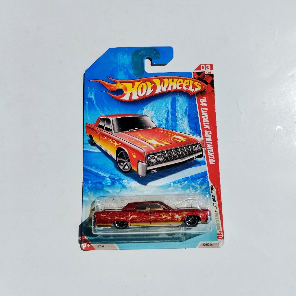 Hotwheels 64 Lincoln Continental Race World Volcano