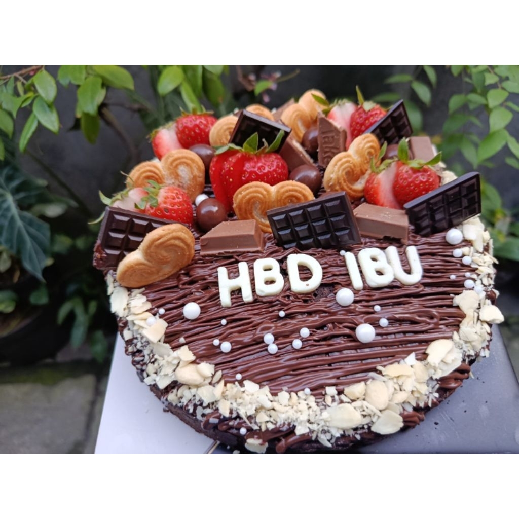 Brownies Fudgy Custom Ultah dsb