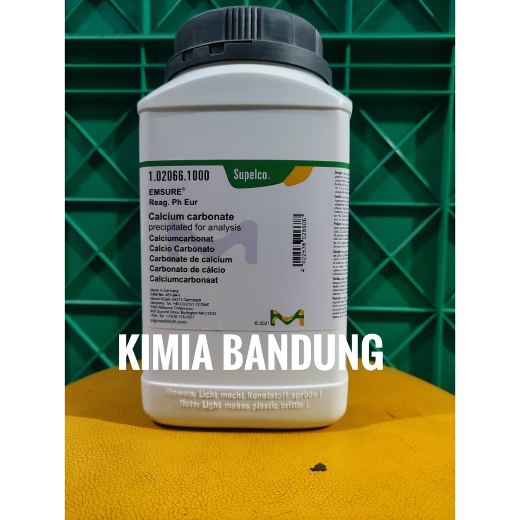 CALCIUM CARBONATE / KALSIUM KARBONAT FOR ANALIS MERCK 102066  - 1KG ORIGINAL