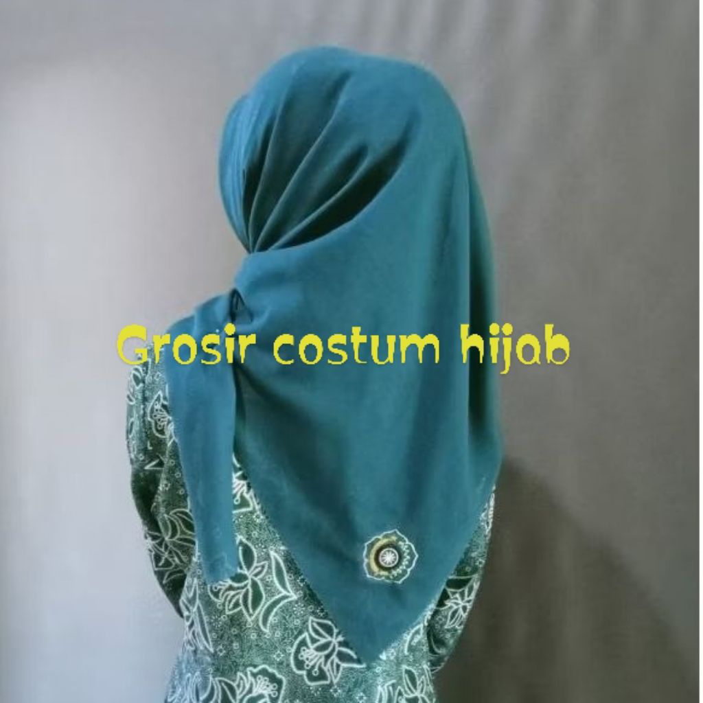 Jilbab/Hijab PKK segi empat rawis logo PKK warna PKK nasional