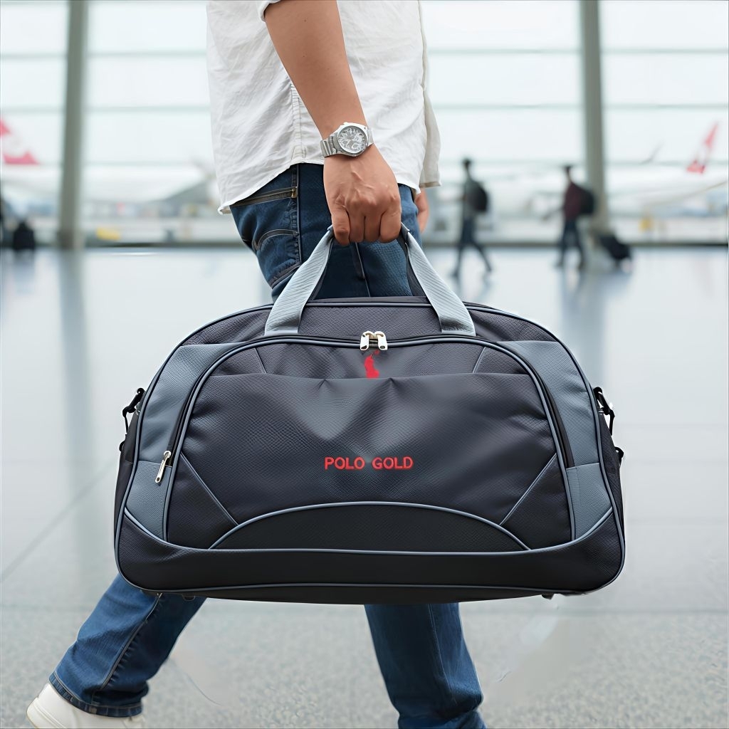 TAS PAKAIAN TRAVEL BAG 50 Liter tas jinjing pria Original POLO GOLD