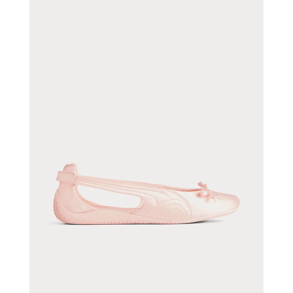 Sepatu wanita balenciaga x ballet pink peach