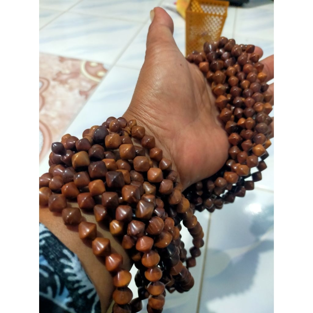 tasbih kokka asli 100%/ tasbih 99 butir 8mm motif wajik