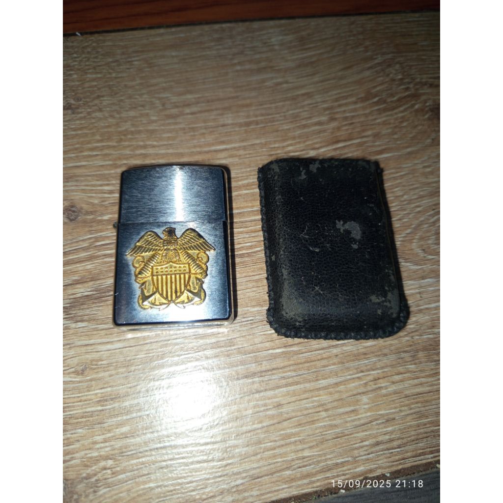 Korek Api Zippo Langka Chrome American Eagle