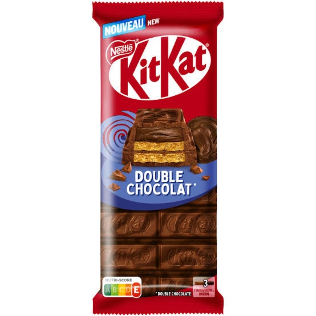 Kit Kat Double Chocolate Eropa/Wafer/Coklat/Biskuit