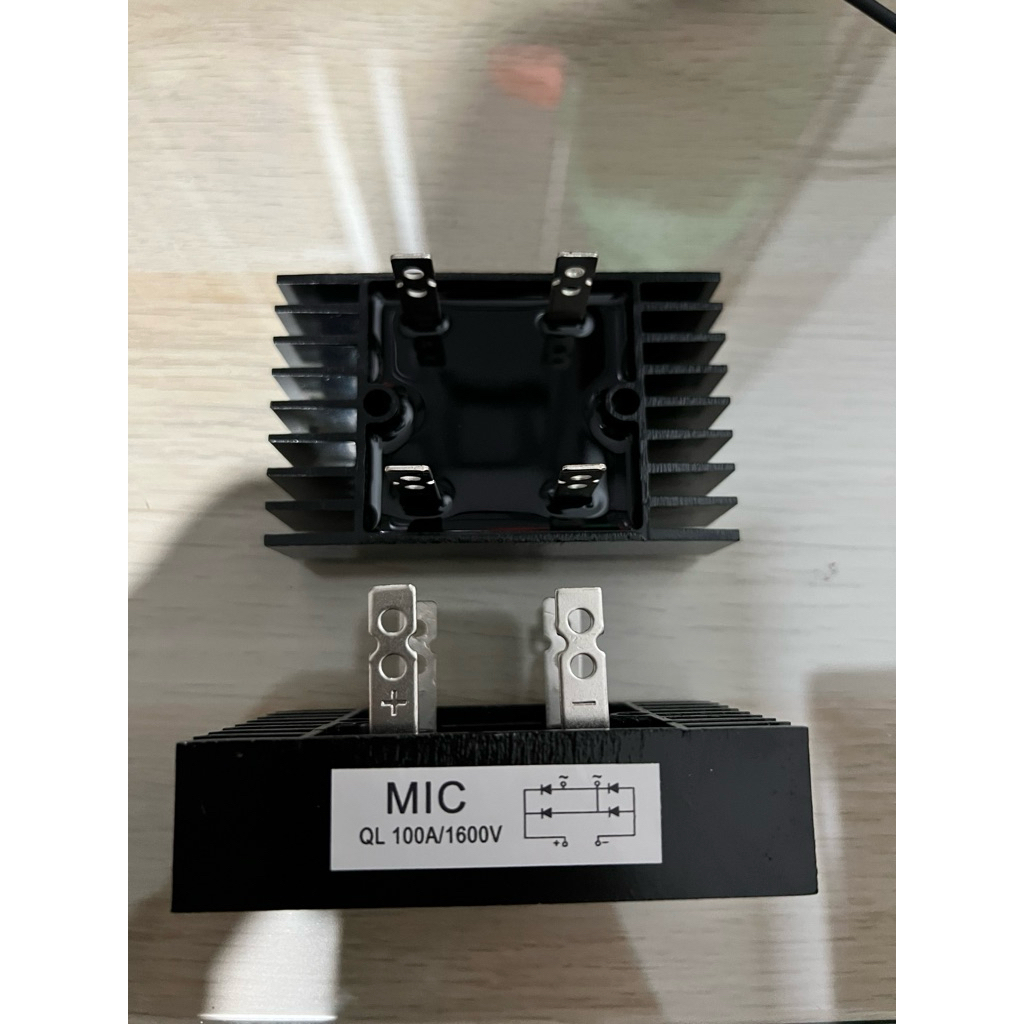 DIODA DIODE BRIDGE 100A 1600V + HEATSINK DIODA KIPROK 100 AMPERE 1600V