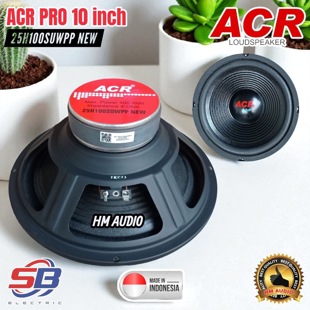 Speaker ACR PRO 10 inch ACR WOOFER ACR 25100SUWPP