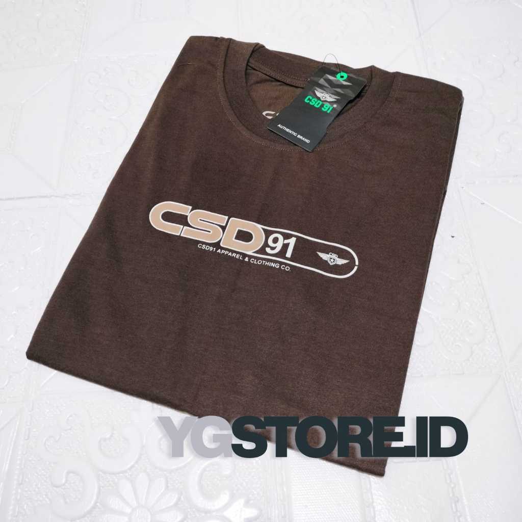 Kaos Distro CSD91 Pria | Baju CSD91 Tersedia Ukuran JUMBO | Motif Simple | Baju Cowok Dewasa Terbaru