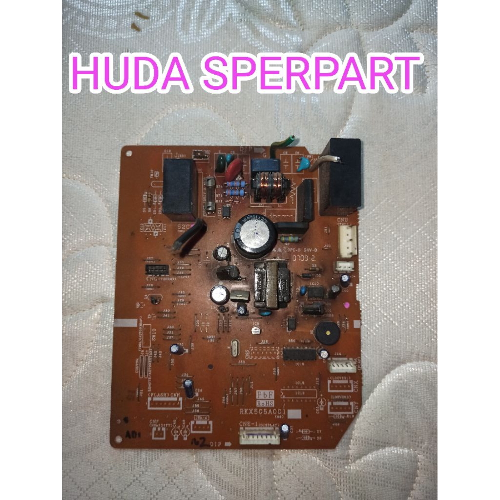 MODUL PCB AC IN DOOR MITSUBISHI 1/2PK RKX505A001 ASLI CABUTAN
