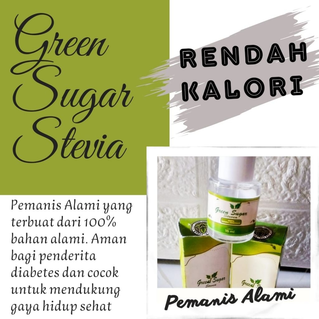 

Stevia sweet sugar (paket 10 btl uk 10ml 15ml)