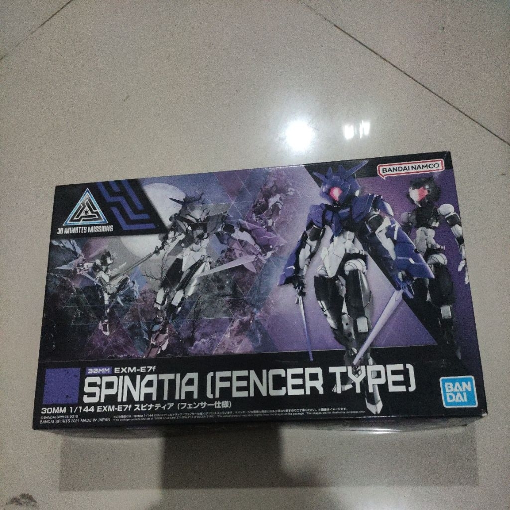 30mm bandai spinatia fencer 30 minutes mission
