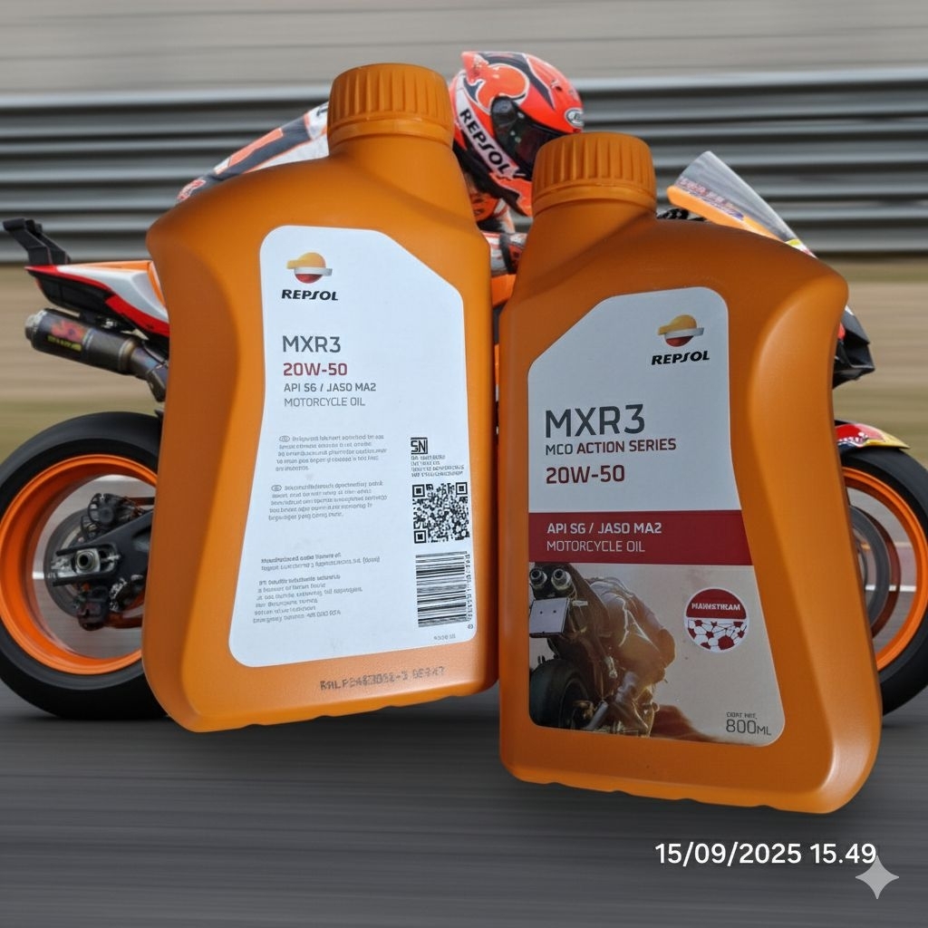 REPSOL MXR3 20W50 ( DAHULU REPSOL SUPER ) 800ML