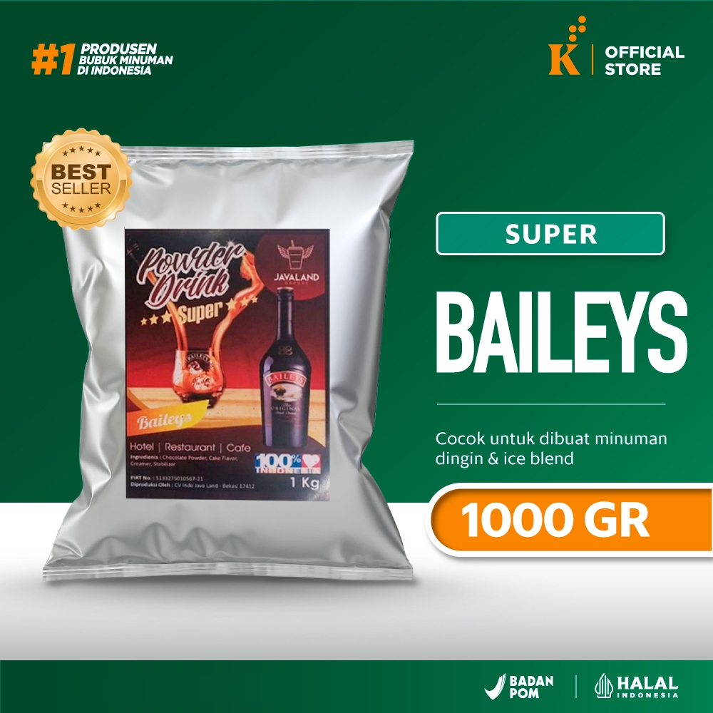 Bubuk Minuman Bubble Drink Rasa Super Baileys Javaland