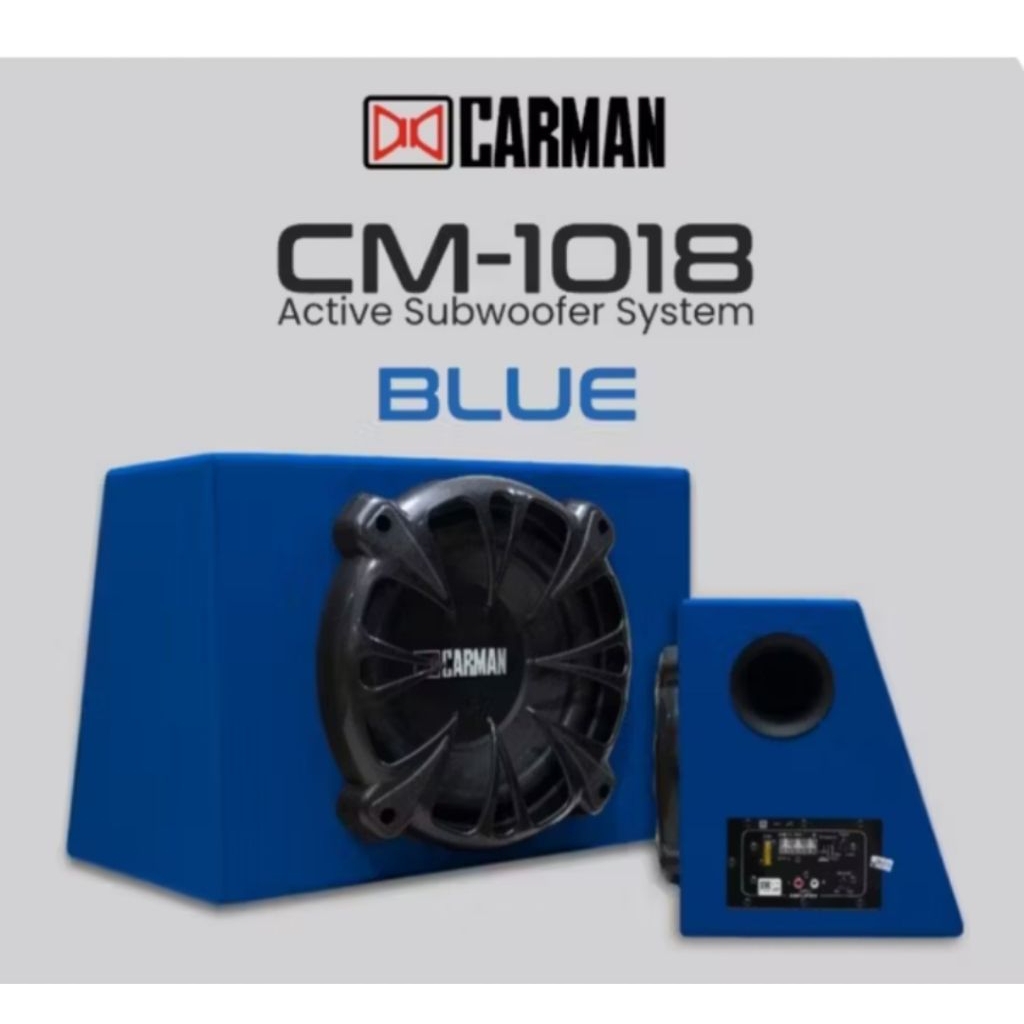 Speaker ACTIVE BASS BOX 10inch CARMA CM-1018 Premiere Max 250Watt ( Mobil ) 12Volt Universal