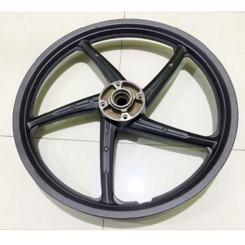 velg pelek depan Honda Supra x 125  dd orsinil copotan sepeda motor