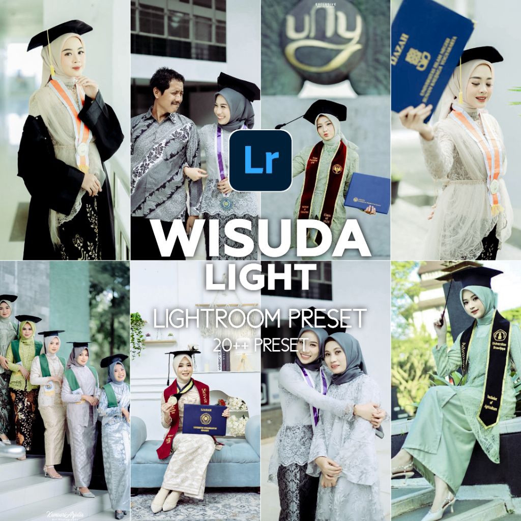 20++ PRESET WISUDA (LIGHT) PREMIUM | PERMANENT 