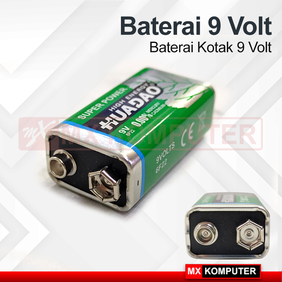 Baterai Kotak 9V 6LR61 Batre 9 Volt
